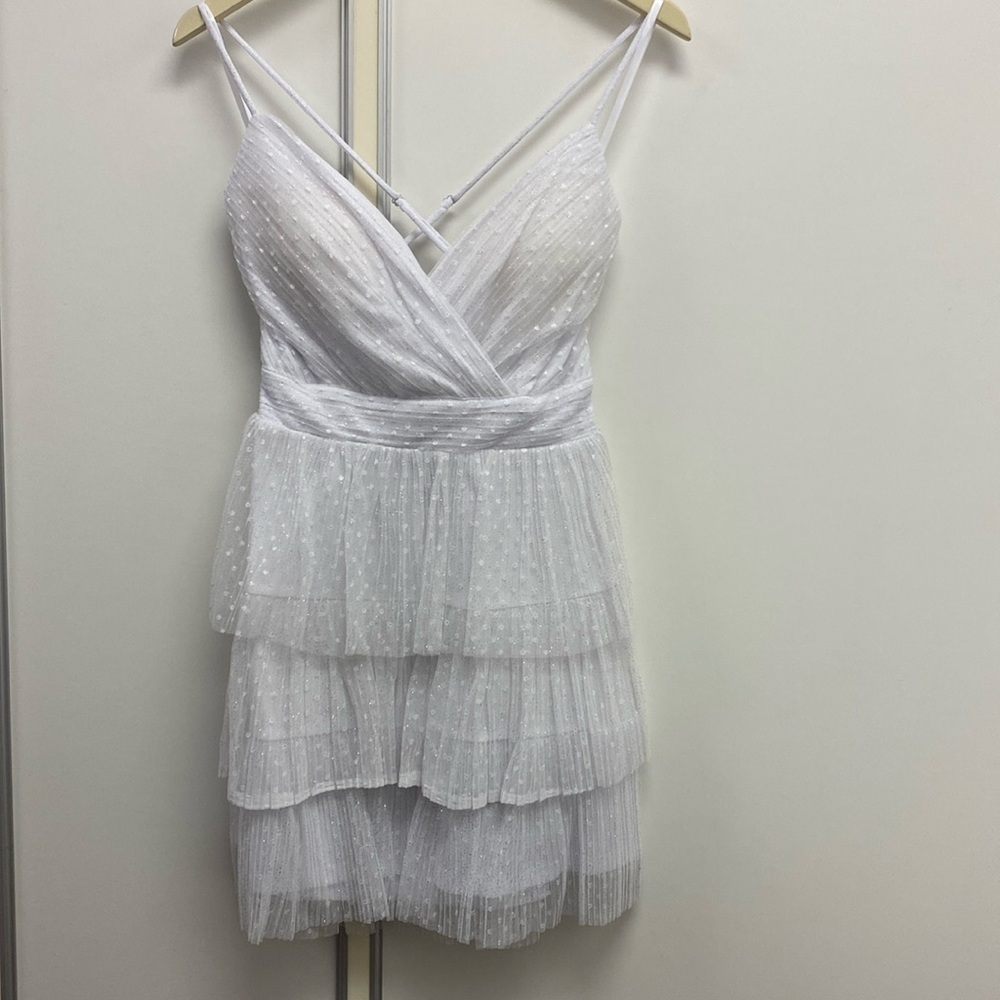 Sparkle white dress